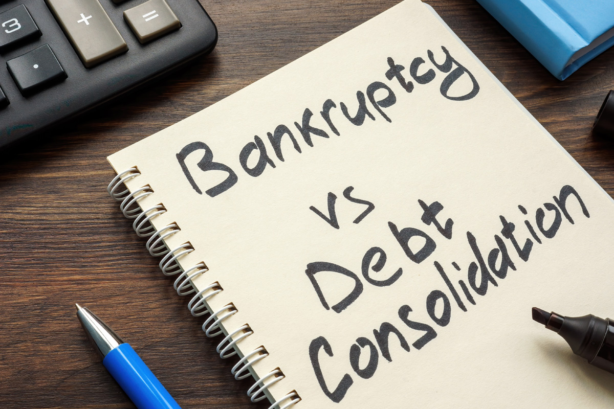 Debt Consolidation vs. Bankruptcy – Craft Law Office